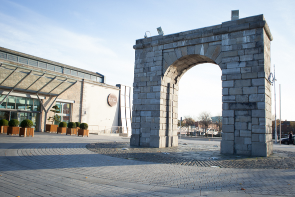The chq Building South Entrance