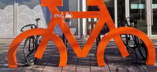 There’s a new bike stand at CHQ!   